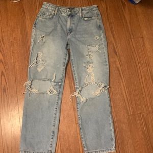 forever 21 kids jeans 9\10 adjustable waist